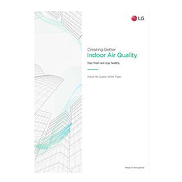 The brochure of 'IAQ White Paper' is represented by an image.